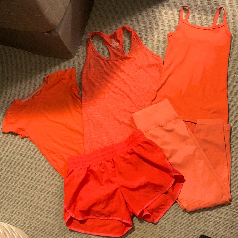 Cami+Tank Top+T Shirt+Shorts+Leggings BUNDLE
